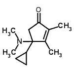 CAS 登录号：686352-77-2， 4-环丙基-4-(二甲基氨基)-2,3-二甲基-2-环戊烯-1-酮