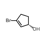 CAS 登录号：686745-64-2， (1S)-3-溴-2-环戊烯-1-醇