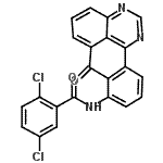 CAS#: 6871-93-8， 2,5-Dichloro-N-(7-Oxo-7H-Benzo[E]Perimidin-8-Yl)Benzamide