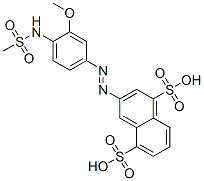 CAS#: 68834-08-2， 3-[[3-Methoxy-4-[(Methylsulphonyl)Amino]Phenyl]Azo]Naphthalene-1,5-Disulphonic Acid