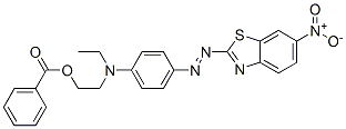 CAS#: 68938-65-8， 2-[Ethyl[4-[(6-Nitrobenzothiazol-2-Yl)Azo]Phenyl]Amino]Ethyl Benzoate