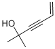structure of CAS# 690-94-8, Dimethyl(VinylEthynyl)carbinol;Dimethyl(Vinylethynyl)Carbinol;2-Methyl-5-Hexen-3-Yn-2-Ol;4-01-00-02312 (Beilstein Handbook Reference)
