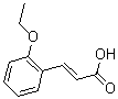 structure of CAS# 69038-81-9, 3-(2-Ethoxyphenyl)-2-Propenoic Acid;(E)-3-(2-Ethoxyphenyl)Prop-2-Enoic Acid;3-(2-Ethoxyphenyl)Acrylic Acid;(E)-3-(2-Ethoxyphenyl)Acrylic Acid