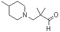 structure of CAS# 690632-29-2, 2,2-Dimethyl-3-(4-methyl-1-piperidinyl)propanal;2,2-Dimethyl-3-(4-methyl-piperidin-1-yl)-propionaldehyde;2,2-dimethyl-3-(4-methylpiperidyl)propanal;BAS 09808312