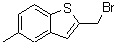 structure of CAS# 690632-71-4, 2-(Bromomethyl)-5-methyl-1-benzothiophene;2-(bromomethyl)-5-methylbenzo[b]thiophene;2-BROMOACETYLPYRENE;2-Bromomethyl-5-methylbenzo[b]thiophene