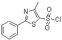 structure of CAS# 690632-88-3, 4-Methyl-2-phenyl-1,3-thiazole-5-sulfonyl chloride;4-methyl-2-phenyl-1,3-thiazole-5-sulfonyl chloride;4-METHYL-2-PHENYL-1,3-THIAZOLE-5-SULFONYLCHLORIDE;4-methyl-2-phenyl-thiazole-5-sulfonyl chloride