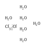 structure of CAS# 69098-15-3, Nickel(2+) chloride hydrate (1:2:6);nickel (ii) chloride hexahydrate;Nickel chloride hexahydrate;Nickel chloride hexahydrate [Nickel and nickel compounds]