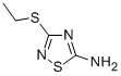 structure of CAS# 6913-14-0, 3-Ethylsulfanyl-[1,2,4]Thiadiazol-5-Ylamine;3-(Ethylthio)-1,2,4-Thiadiazol-5-Amine;[3-(Ethylthio)-1,2,4-Thiadiazol-5-Yl]Amine;Oprea1_735377