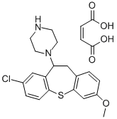 CAS#: 69231-67-0， 8-Chloro-3-Methoxy-10-Piperazino-10,11-Dihydrodibenzo(b,f)Thiepin Maleate