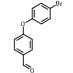 结构式 CAS# 69240-56-8, 4-(4-溴苯氧基)苯甲醛