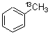 结构式 CAS# 6933-23-9, (<sup>13</sup>C)甲基苯