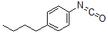 structure of CAS# 69342-47-8, 1-Butyl-4-Isocyanato-Benzene;Benzene, 1-Butyl-4-Isocyanato- (9CI);Isocyanic Acid 4-Butylphenyl Ester;1-Butyl-4-Isocyanatobenzene