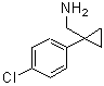 结构式 CAS# 69385-29-1, 1-[1-(4-氯苯基)环丙基]甲胺