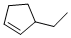 structure of CAS# 694-35-9, 3-Ethyl-1-Cyclopentene;Nsc74128;3-Ethyl-1-Cyclopentene