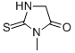 structure of CAS# 694-68-8, 3-Methyl-2-thiohydantoin;3-Methyl-2-Thioxo-Imidazolidin-4-One;3-Methyl-2-Thioxo-4-Imidazolidinone;3-Methyl-2-Sulfanylidene-Imidazolidin-4-One