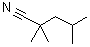 结构式 CAS# 69462-10-8, 2,2,4-三甲基戊腈