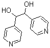 structure of CAS# 6950-04-5, 1,2-Di-4-Pyridinyl-1,2-Ethanediol;1,2-Bis(4-Pyridyl)Ethane-1,2-Diol;1,2-Ethanediol, 1,2-Di-4-Pyridinyl-, (R*,R*)-(.+/-.)-;1,2-Di(4-Pyridinyl)-1,2-Ethanediol