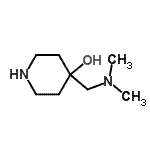 structure of CAS# 695145-47-2, 4-[(Dimethylamino)methyl]-4-piperidinol;4-((dimethylamino)methyl)piperidin-4-ol;4-[(dimethylamino)methyl]-4-piperidinol