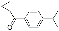 structure of CAS# 6952-91-6, p-Cumenyl Cyclopropyl Ketone;Cyclopropyl-(4-Isopropylphenyl)Methanone;Nsc70848