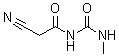 structure of CAS# 6972-77-6, 2-Cyano-N-[(Methylamino)Carbonyl]-Acetamide;2-Cyano-N-(Methylcarbamoyl)Ethanamide;Brn 1770632