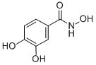structure of CAS# 69839-83-4, 3,4-Dihydroxyphenylhydroxamic acid;3,4-Dihydroxybenzenecarbohydroxamic Acid;Nsc324360;3,4-Dihydroxybenzohydroxamic Acid