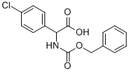 structure of CAS# 69902-04-1, 2-([(Benzyloxy)Carbonyl]Amino)-2-(4-Chlorophenyl)Acetic Acid;(2R)-2-(4-Chlorophenyl)-2-[[Oxo-(Phenylmethoxy)Methyl]Amino]Acetate;(2R)-2-(Benzyloxycarbonylamino)-2-(4-Chlorophenyl)Acetate;(2R)-2-(4-Chlorophenyl)-2-(Phenylmethoxycarbonylamino)Ethanoate