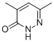 structure of CAS# 7007-92-3, Cetohexazine;4,6-Dimethyl-3(2H)-Pyridazinone.;Cetohexazine;Cetohexazine [Inn]