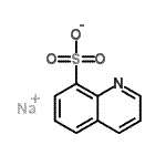 结构式 CAS# 70086-60-1, 钠8-喹啉磺酸酯
