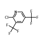 structure of CAS# 70158-60-0, 2-Chloro-3,5-bis(trifluoromethyl)pyridine;2-Chloro-3,5-(trifluoromethyl)pyridine;2-Chloro-3,5-bistrifluoromethylpyridine