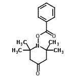 CAS#: 7031-85-8， 1-(Benzoyloxy)-2,2,6,6-tetramethyl-4-piperidinone