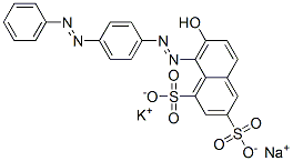 CAS#: 70321-81-2， Potassium Sodium 7-Hydroxy-8-[[4-(Phenylazo)Phenyl]Azo]Naphthalene-1,3-Disulphonate