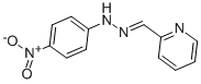 structure of CAS# 70421-66-8, Pyridine-2-Carboxaldehyde 4-Nitrophenylhydrazone;4-Nitro-N-(2-Pyridylmethyleneamino)Aniline;(4-Nitrophenyl)-(2-Pyridylmethyleneamino)Amine;2-Pyridinecarboxaldehyde 4-Nitrophenylhydrazone