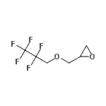 structure of CAS# 706-89-8, 2-[(2,2,3,3,3-Pentafluoropropoxy)methyl]oxirane;2-(2,2,3,3,3-Pentafluoropropoxymethyl)oxirane;2,2,3,3,3-pentafluoro-1-(oxiran-2-ylmethoxy)propane;2,2,3,3,3-Pentafluoropropoxymethyloxirane
