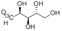 structure of CAS# 70849-23-9, D-Arabinose-1-13C