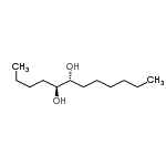 structure of CAS# 70859-32-4, (5S,6R)-5,6-Dodecanediol;erythro-5,6-Dodecanediol