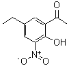 structure of CAS# 71002-71-6, 1-(5-Ethyl-2-hydroxy-3-nitrophenyl)ethanone;1-acetyl-5-ethyl-2-hydroxy-3-nitrobenzene;5'-Ethyl-2'-hydroxy-3'-nitroacetophenone