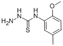 structure of CAS# 71058-34-9, N-(2-Methoxy-5-Methylphenyl)-Hydrazinecarbothioamide;4-(2-METHOXY-5-METHYLPHENYL)-3-THIOSEMICARBAZIDE;4-(2-Methoxy-5-Methylphenyl)-3-Thiosemicarbezide