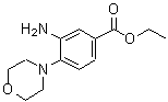 结构式 CAS# 71254-75-6, 3-氨基-4-(4-吗啉基)苯甲酸乙酯