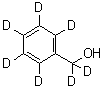 structure of CAS# 71258-23-6, (<sup>2</sup>H<sub>5</sub>)Phenyl(<sup>2</sup>H<sub>2</sub>)methanol;<¦Á,¦Á,2,3,4,5,6-D7>-benzyl alcohol;Benzyl-d7 Alcohol;BENZYL-D7ALCOHOL