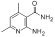 structure of CAS# 7144-20-9, 2-Amino-4,6-Dimethyl-3-Pyridinecarboxamide;2-Amino-4,6-Dimethyl-Pyridin-1-Ium-3-Carboxamide;2-Amino-4,6-Dimethyl-3-Pyridin-1-Iumcarboxamide;Zinc00113379