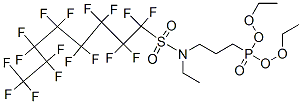 CAS#: 71463-80-4， N-(3-Diethoxyphosphorylpropyl)-N-Ethyl-1,1,2,2,3,3,4,4,5,5,6,6,7,7,8,8,8-Heptadecafluoro-Octane-1-Sulfonamide