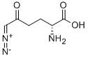 结构式 CAS# 71629-86-2, 6-重氮基-5-氧代-D-正亮氨酸