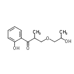 CAS#: 71672-83-8， 1-(2-Hydroxyphenyl)-3-(2-hydroxypropoxy)-2-methyl-1-propanone