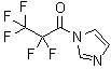 结构式 CAS# 71735-32-5, 2,2,3,3,3-五氟-1-(1H-咪唑-1-基)-1-丙酮