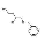 结构式 CAS# 71998-70-4, 4-(苄氧基)-1,3-丁二醇
