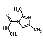 CAS#: 72002-28-9， N,2,4-Trimethyl-1H-imidazole-1-carboxamide