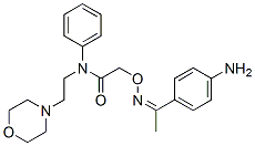 CAS#: 72004-04-7， p-Amino-Acetophenone O-(((2-Morpholinoethyl)Phenylamino)Carbonylmethyl) Oxime