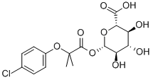 CAS#: 72072-47-0， Clofibric Acid Acyl-B-D-Glucuronide