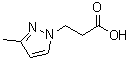 structure of CAS# 72145-00-7, 3-(3-Methyl-1H-pyrazol-1-yl)propanoic acid;3-(3-Methylpyrazol-1-yl)-propanoic acid;3-(3-Methyl-pyrazol-1-yl)-propionic acid;3-(3-methylpyrazolyl)propanoic acid