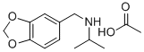 CAS#: 72156-39-9, Acetic Acid, N-(1,3-Benzodioxol-5-Ylmethyl)Propan-2-Amine
